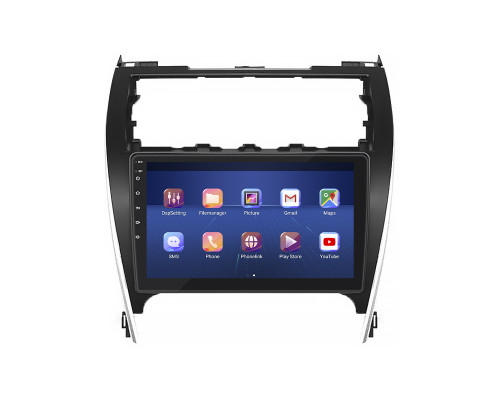 Штатная магнитола Lesko для Toyota Camry VII (XV50) 2011-2014 экран 10" 4/64Gb 4G Wi-Fi GPS Top