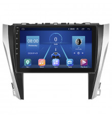 Штатная магнитола Lesko для Toyota Camry VII (XV50) Рестайлинг 2014-2017 экран 10" 4/32Gb 4G Wi-Fi GPS Top