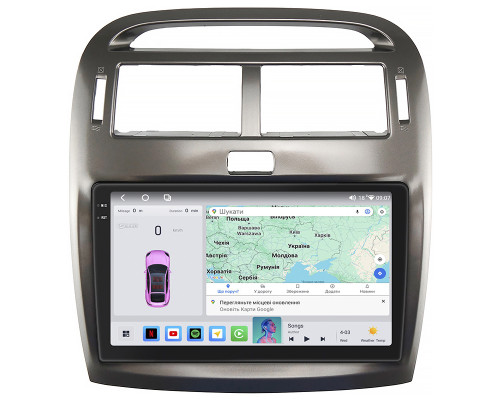 Штатная магнитола Lesko для Toyota Celsior III (F30) 2000-2003 экран 9" 4/64 QLED CarPlay 4G Wi-Fi GPS 360 Prime