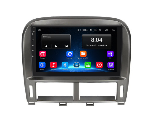 Штатная магнитола Lesko для Toyota Celsior III (F30) ver 2 2000-2003 экран 9" 2/32Gb Wi-Fi GPS Base