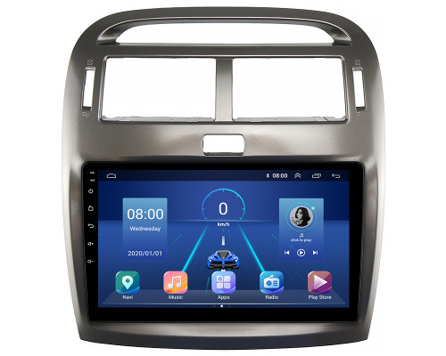 Штатная магнитола Lesko для Toyota Celsior III (F30) Рестайлинг 2003-2006 экран 9" 2/32Gb 4G Wi-Fi GPS Top