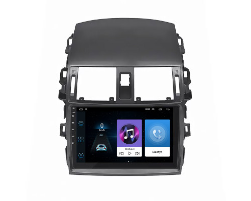 Штатная магнитола Lesko для Toyota Corolla IX (E120, E130) Рестайлинг 2003-2007 экран 9" 1/16Gb Wi-Fi GPS Base