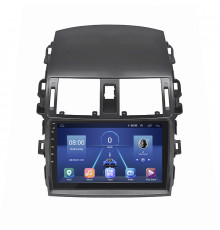 Штатная магнитола Lesko для Toyota Corolla IX (E120, E130) с 9-дюймовым экраном и GPS