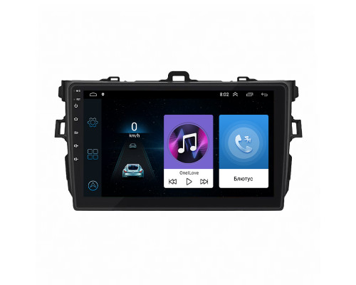Штатная магнитола Lesko для Toyota Corolla X (E140, E150) 2006-2012 экран 9" 1/16Gb Wi-Fi GPS Base