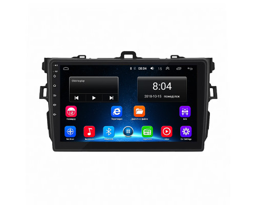 Штатная магнитола Lesko для Toyota Corolla X (E140, E150) 2006-2012 экран 9" 2/32Gb Wi-Fi GPS Base