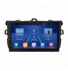 Штатная магнитола Lesko для Toyota Corolla X (E140, E150) 2006-2012 экран 9" 6/128Gb 4G Wi-Fi GPS Top