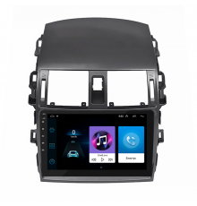 Штатная магнитола Lesko для Toyota Corolla X (E140, E150) Рестайлинг 2010-2013 экран 9" 1/16Gb Wi-Fi GPS Base