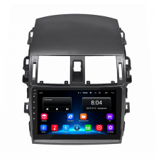 Штатная магнитола Lesko для Toyota Corolla X (E140, E150) Рестайлинг 2010-2013 экран 9" 2/32Gb Wi-Fi GPS Base