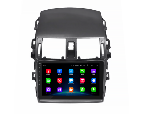 Штатная магнитола Lesko для Toyota Corolla X (E140, E150) Рестайлинг 2010-2013 экран 9" 2/32Gb Wi-Fi GPS Base