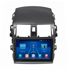 Штатная магнитола Lesko для Toyota Corolla X (E140, E150) Рестайлинг 2010-2013 экран 9" 2/32Gb 4G Wi-Fi GPS Top