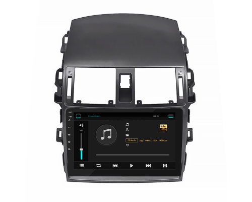 Штатная магнитола Lesko для Toyota Corolla X (E140, E150) Рестайлинг 2010-2013 экран 9" 2/32Gb 4G Wi-Fi GPS Top