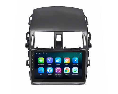 Штатная магнитола Lesko для Toyota Corolla X (E140, E150) Рестайлинг 2010-2013 экран 9" 4/64Gb 4G Wi-Fi GPS Top