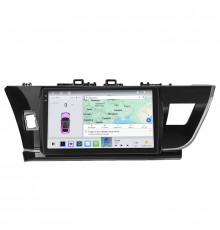 Штатная магнитола Lesko для Toyota Corolla XI (E160, E170) 2012-2016 экран 10" 4/64 QLED CarPlay 4G Wi-Fi GPS 360 Prime