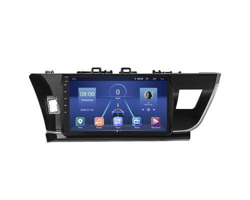 Штатная магнитола Lesko для Toyota Corolla XI (E160, E170) 2012-2016 экран 10" 4/32Gb 4G Wi-Fi GPS Top