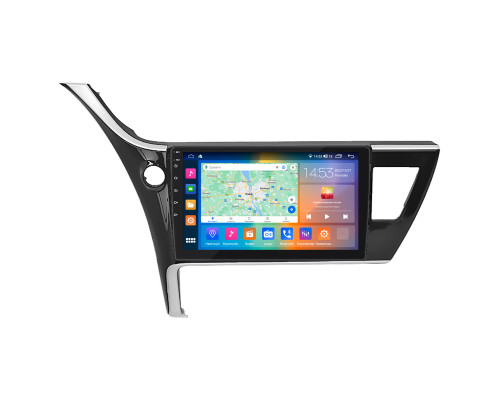 Штатная магнитола Lesko для Toyota Corolla XI (E160, E170) Рестайлинг 2015-н.в. экран 10" 4/64Gb CarPlay 4G Wi-Fi GPS Prime