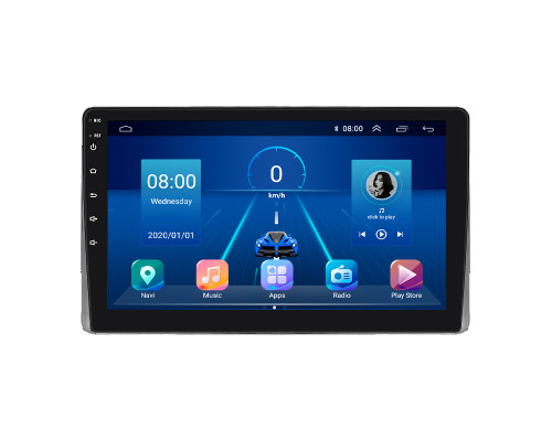 Штатная магнитола Lesko для Toyota Echo  1999-2005 экран 9" 4/64Gb 4G Wi-Fi GPS Top