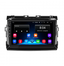 Штатная магнитола Lesko для Toyota Estima III 2006-2008 экран 9" 2/32Gb Wi-Fi GPS Base