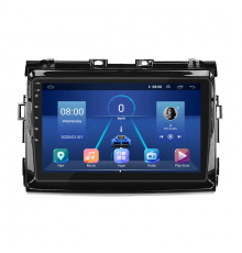 Штатная магнитола Lesko для Toyota Estima III 2006-2008 экран 9" 2/32Gb 4G Wi-Fi GPS Top