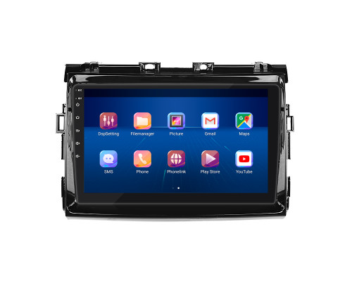 Штатная магнитола Lesko для Toyota Estima III 2006-2008 экран 9" 4/64Gb 4G Wi-Fi GPS Top