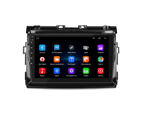 Штатная магнитола Lesko для Toyota Estima III Рестайлинг 2 2012-2016 экран 9" 1/16Gb Wi-Fi GPS Base