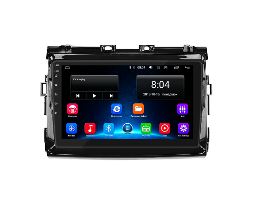 Штатная магнитола Lesko для Toyota Estima III Рестайлинг 2 2012-2016 экран 9" 2/32Gb Wi-Fi GPS Base