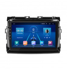 Штатная магнитола Lesko для Toyota Estima III Рестайлинг 2 2012-2016 экран 9" 4/64Gb 4G Wi-Fi GPS Top