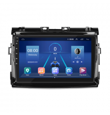 Штатная магнитола Lesko для Toyota Estima III Рестайлинг 2 2012-2016 экран 9" 6/128Gb 4G Wi-Fi GPS Top