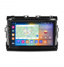 Штатная магнитола Lesko для Toyota Estima III Рестайлинг 2008-2012 экран 9" 4/64Gb CarPlay 4G Wi-Fi GPS Prime