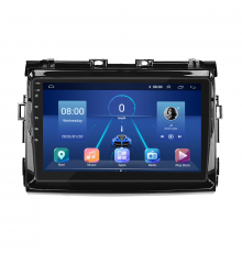 Штатная магнитола Lesko для Toyota Estima III Рестайлинг 2008-2012 экран 9" 6/128Gb 4G Wi-Fi GPS Top