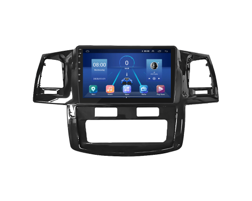 Штатная магнитола Lesko для Toyota Fortuner I 2005-2015 экран 9" 2/32Gb 4G Wi-Fi GPS Top