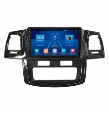 Штатная магнитола Lesko для Toyota Fortuner I 2005-2015 экран 9" 4/64Gb 4G Wi-Fi GPS Top