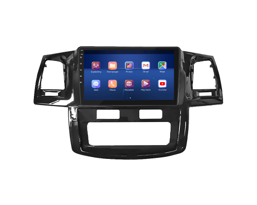 Штатная магнитола Lesko для Toyota Fortuner I 2005-2015 экран 9" 6/128Gb 4G Wi-Fi GPS Top