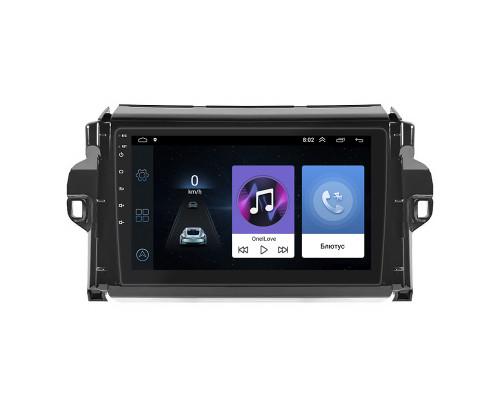 Штатная магнитола Lesko для Toyota Fortuner II 2015-2020 экран 9" 1/16Gb Wi-Fi GPS Base