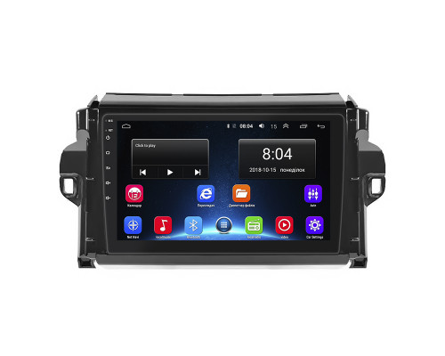 Штатная магнитола Lesko для Toyota Fortuner II 2015-2020 экран 9" 2/32Gb Wi-Fi GPS Base