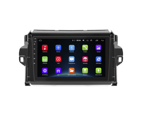 Штатная магнитола Lesko для Toyota Fortuner II Рестайлинг 2020-н.в. экран 9" 2/32Gb Wi-Fi GPS Base