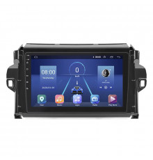 Штатная магнитола Lesko для Toyota Fortuner II Рестайлинг 2020-н.в. экран 9" 6/128Gb 4G Wi-Fi GPS Top