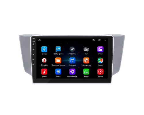 Штатная магнитола Lesko для Toyota Harrier II (XU30) 2003-2013 экран 9" 1/16Gb Wi-Fi GPS Base