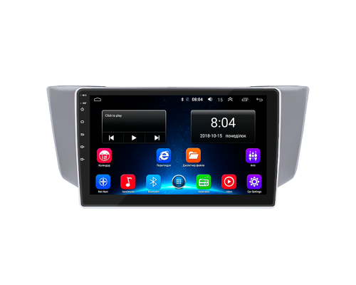 Штатная магнитола Lesko для Toyota Harrier II (XU30) 2003-2013 экран 9" 2/32Gb Wi-Fi GPS Base