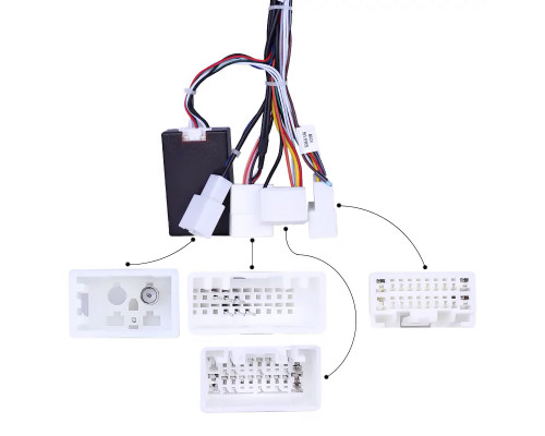 Штатная магнитола Lesko для Toyota Harrier II (XU30) 2003-2013 экран 9" 2/32Gb CarPlay 4G Wi-Fi GPS Prime