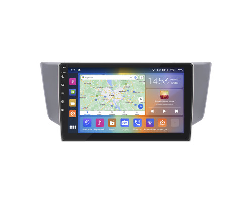 Штатная магнитола Lesko для Toyota Harrier II (XU30) 2003-2013 экран 9" 4/64Gb CarPlay 4G Wi-Fi GPS Prime