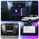 Штатная магнитола Lesko для Toyota Harrier II (XU30) 2003-2013 экран 9" 4/64Gb CarPlay 4G Wi-Fi GPS Prime