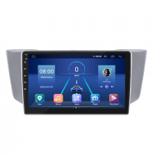 Штатная магнитола Lesko для Toyota Harrier II (XU30) 2003-2013 экран 9" 2/32Gb 4G Wi-Fi GPS Top