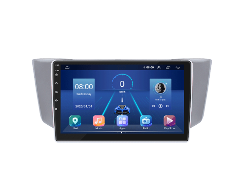 Штатная магнитола Lesko для Toyota Harrier II (XU30) 2003-2013 экран 9" 2/32Gb 4G Wi-Fi GPS Top