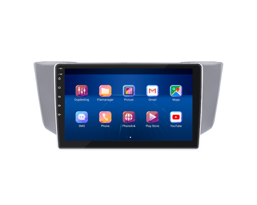 Штатная магнитола Lesko для Toyota Harrier II (XU30) 2003-2013 экран 9" 4/64Gb 4G Wi-Fi GPS Top