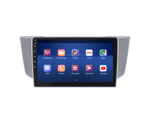 Штатная магнитола Lesko для Toyota Harrier II (XU30) 2003-2013 экран 9" 6/128Gb 4G Wi-Fi GPS Top