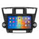 Штатная магнитола Lesko для Toyota Highlander II (U40) 2007-2010 экран 10" 2/32Gb CarPlay 4G Wi-Fi GPS Prime