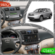 Штатная магнитола Lesko для Toyota Highlander II (U40) Рестайлинг 2010-2013 экран 10" 1/16Gb Wi-Fi GPS Base