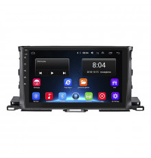 Штатная магнитола Lesko для Toyota Highlander III (U50) 2013-2016 экран 10" 2/32Gb Wi-Fi GPS Base
