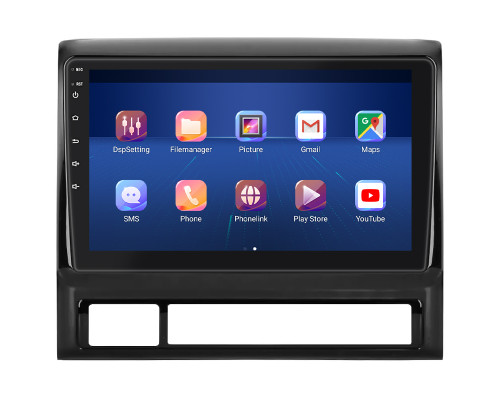 Штатная магнитола Lesko для Toyota Hilux VII 2004-2011 экран 9" 2/32Gb 4G Wi-Fi GPS Top