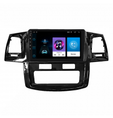 Штатная магнитола Lesko для Toyota Hilux VII Рестайлинг 2011-2015 экран 9" 1/16Gb Wi-Fi GPS Base